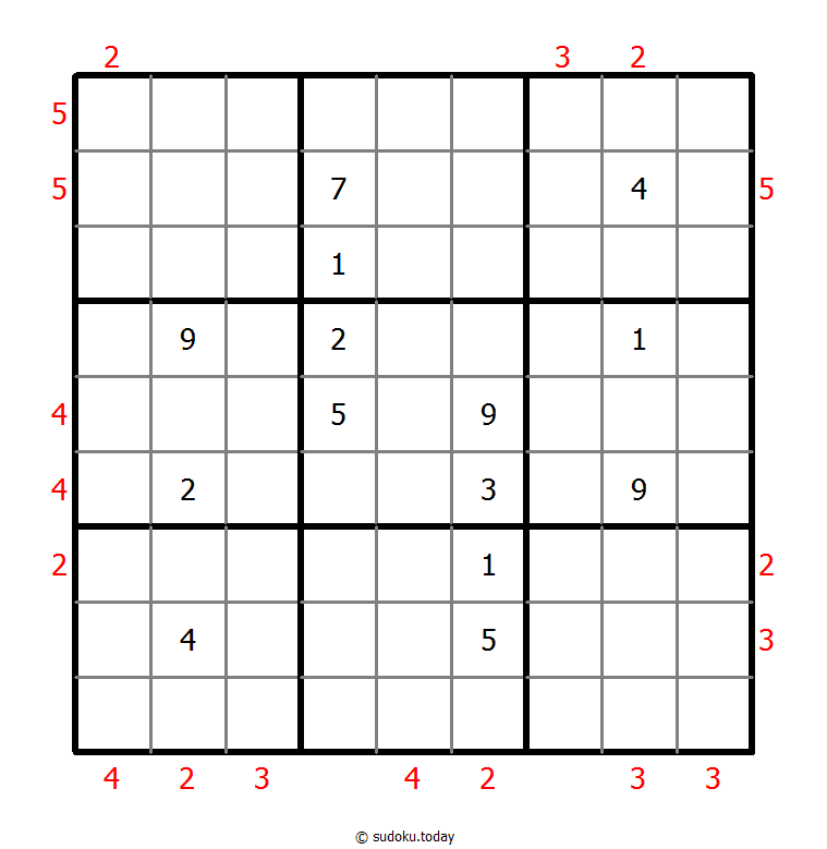 摩天大楼数独 #46368