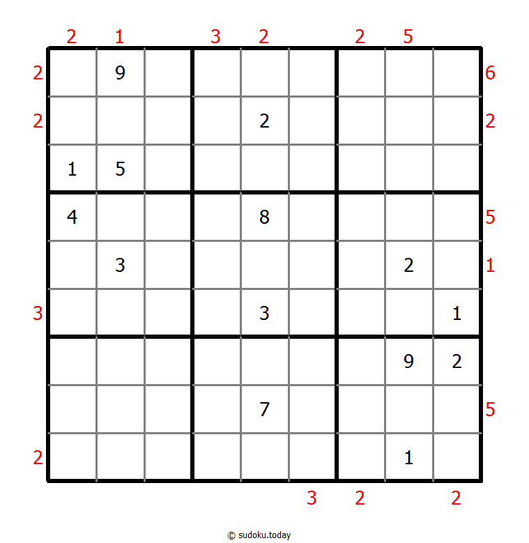摩天大楼数独 #46654