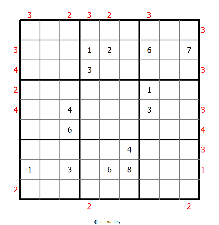 摩天大楼数独 #46869