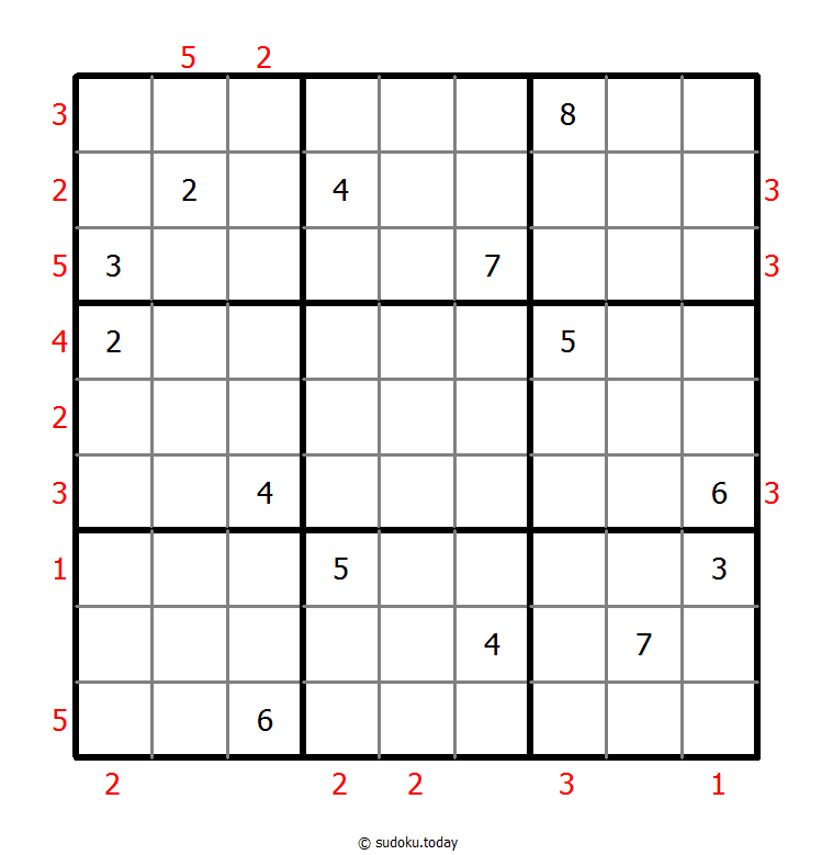 摩天大楼数独 #47050