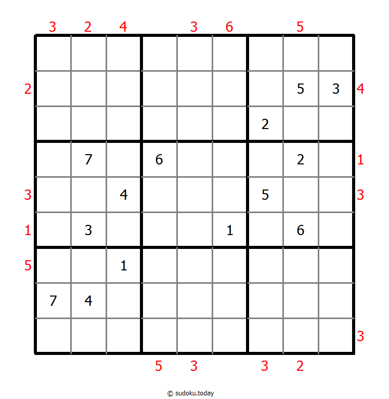 摩天大楼数独 #47999