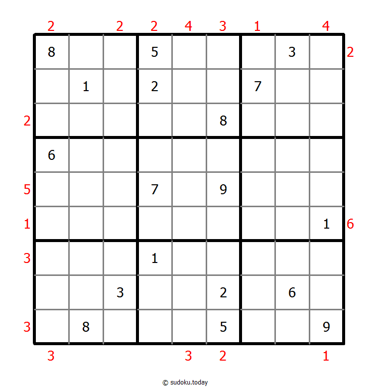 摩天大楼数独 #48625