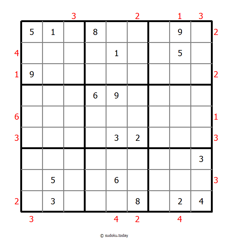 摩天大楼数独 #48729