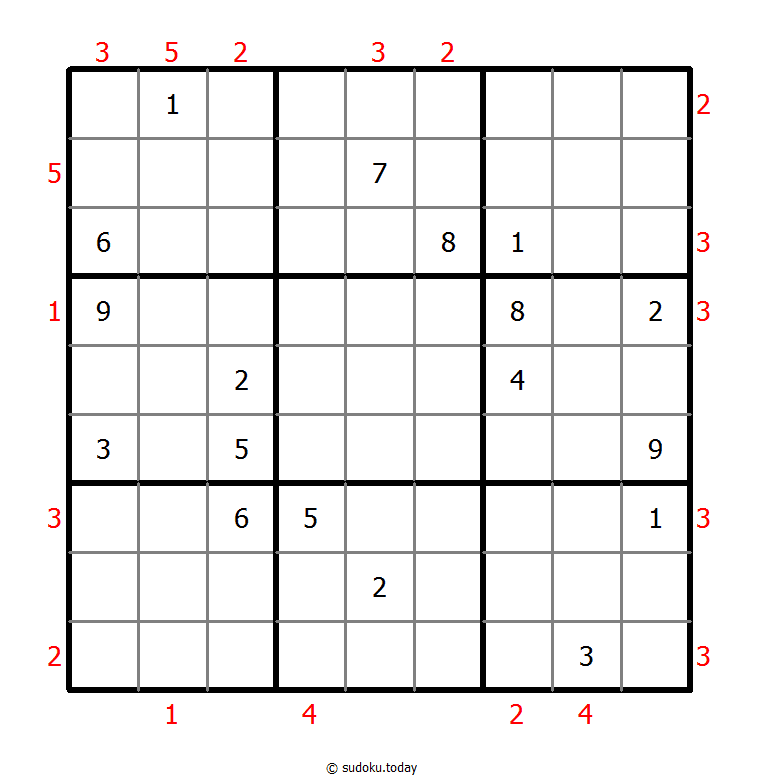 摩天大楼数独 #48750
