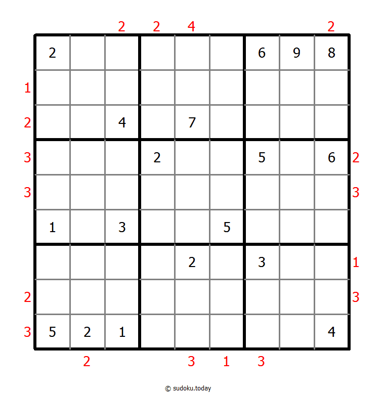 摩天大楼数独 #48766