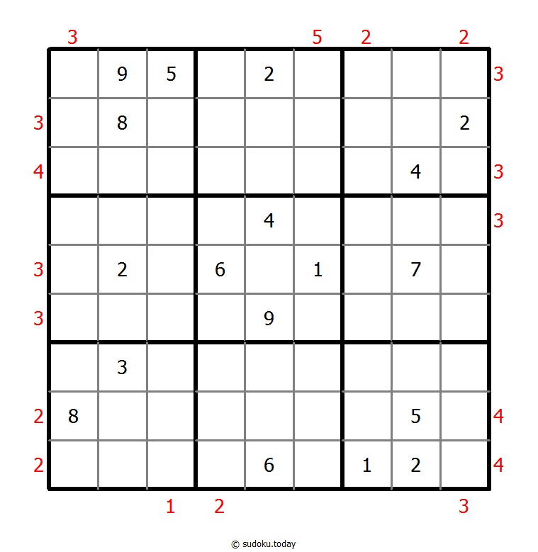 摩天大楼数独 #48827