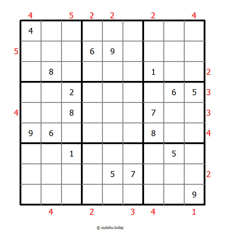 摩天大楼数独 #48832