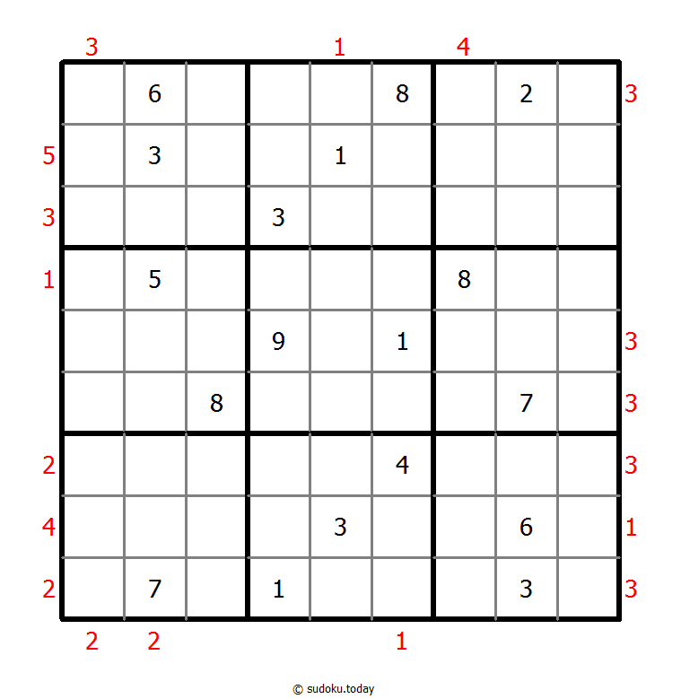 摩天大楼数独 #48846