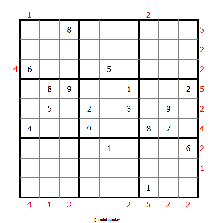 摩天大楼数独 #48851