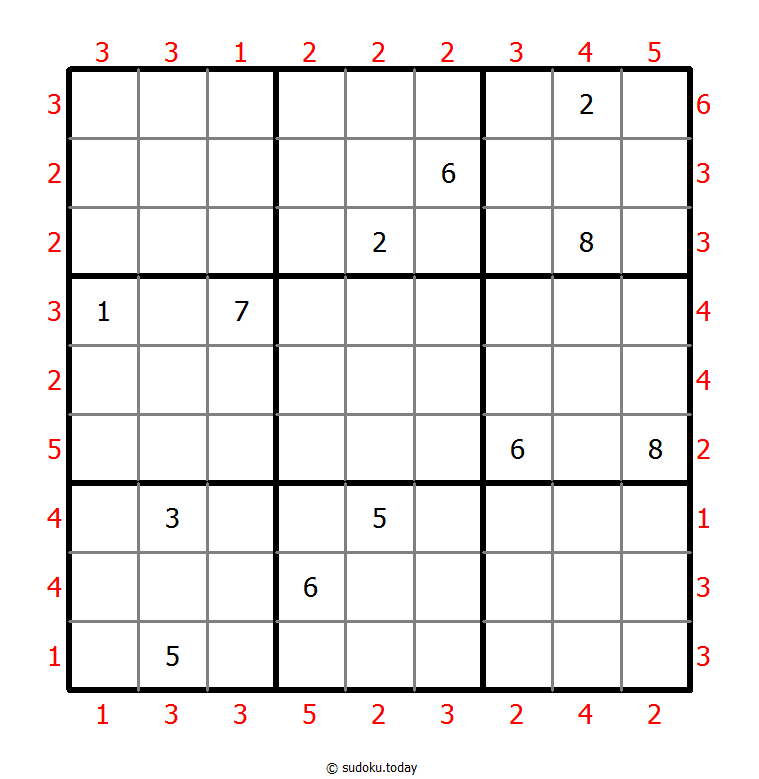 摩天大楼数独 #46306