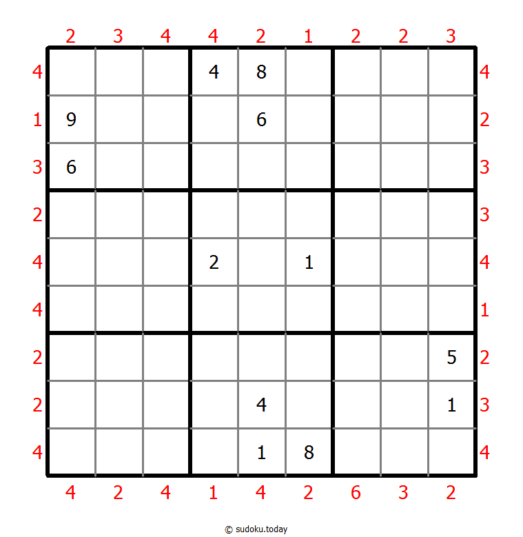 摩天大楼数独 #46794