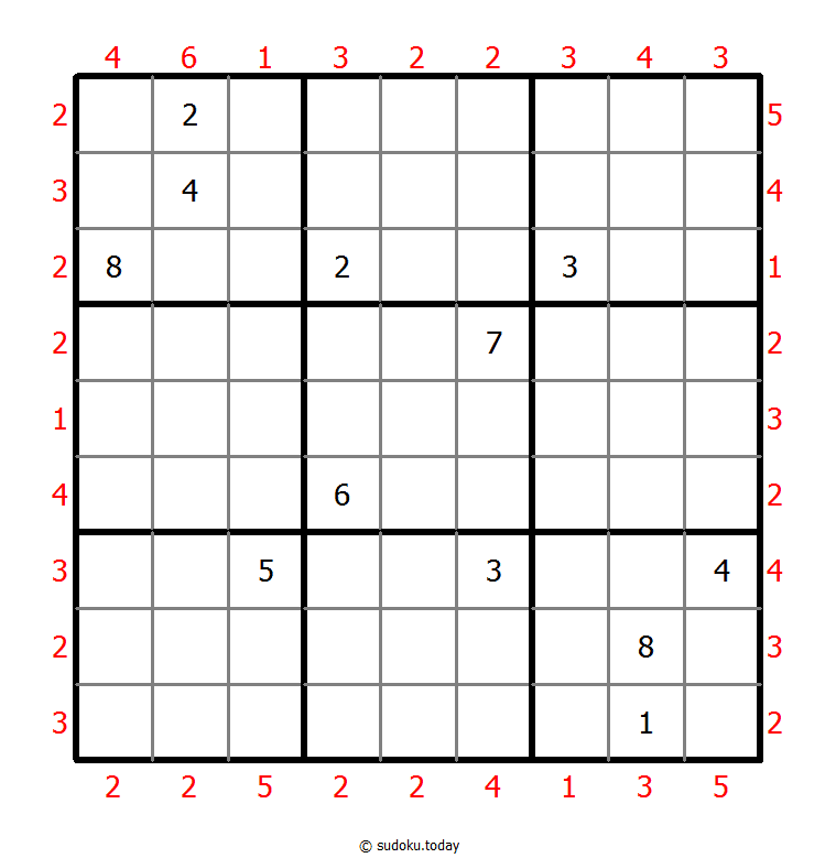 摩天大楼数独 #46921