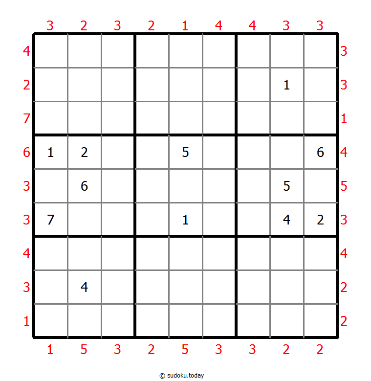 摩天大楼数独 #47028