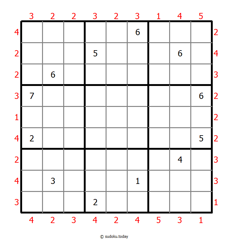 摩天大楼数独 #47078