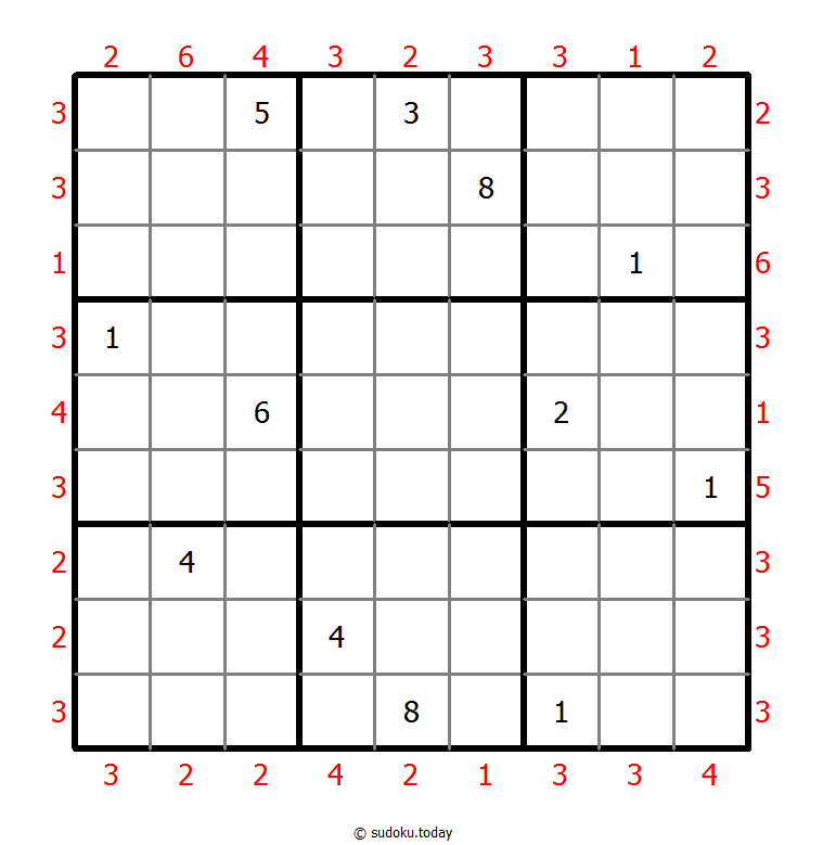 摩天大楼数独 #47120