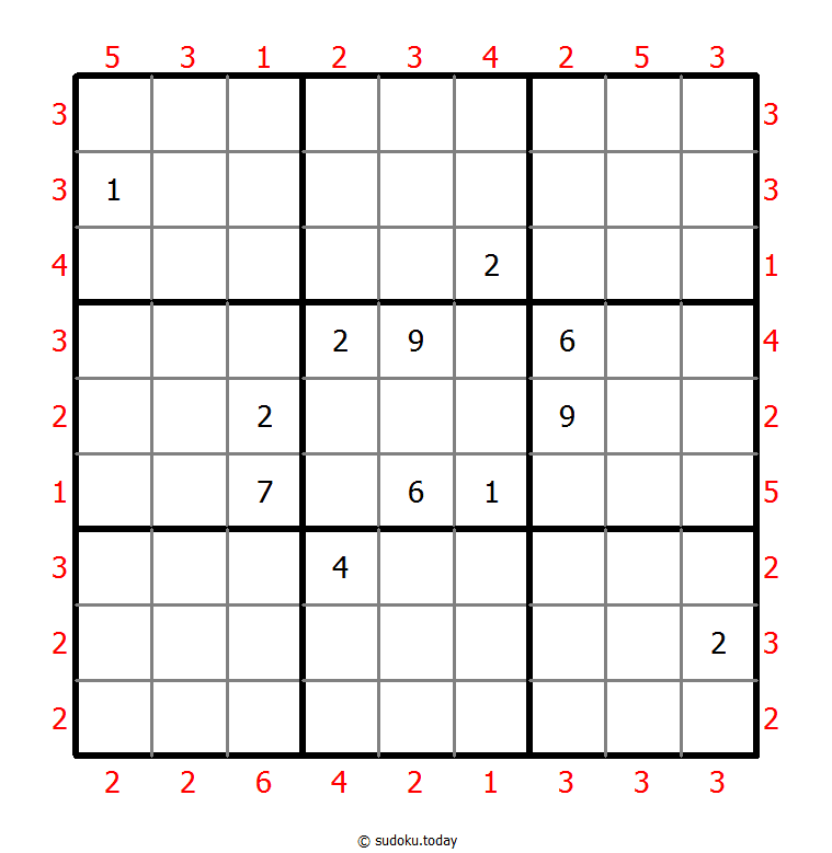 摩天大楼数独 #47145