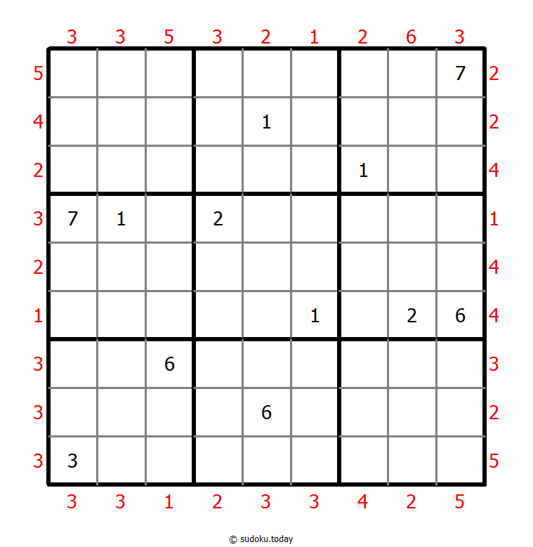 摩天大楼数独 #47166