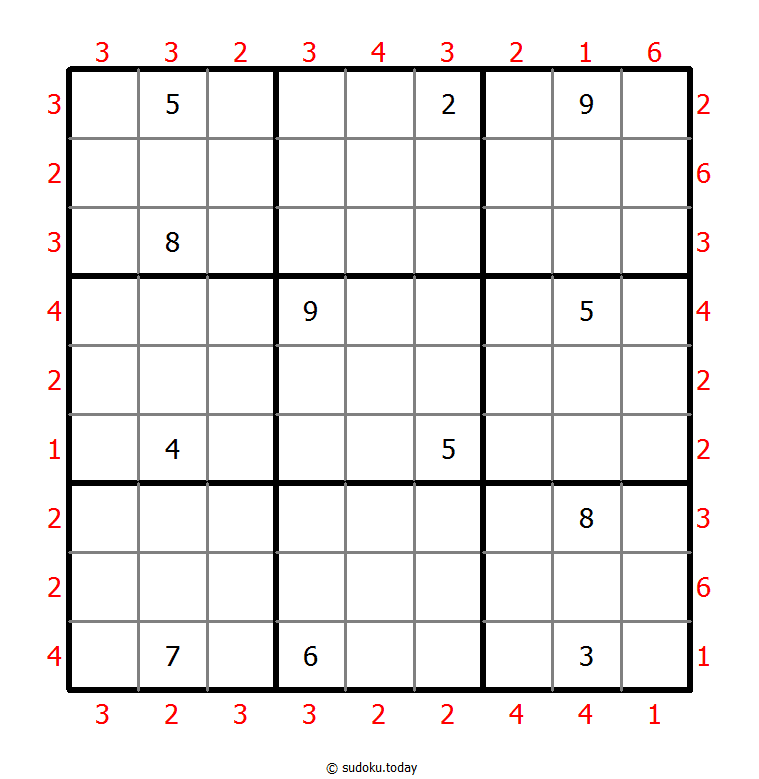 摩天大楼数独 #47185
