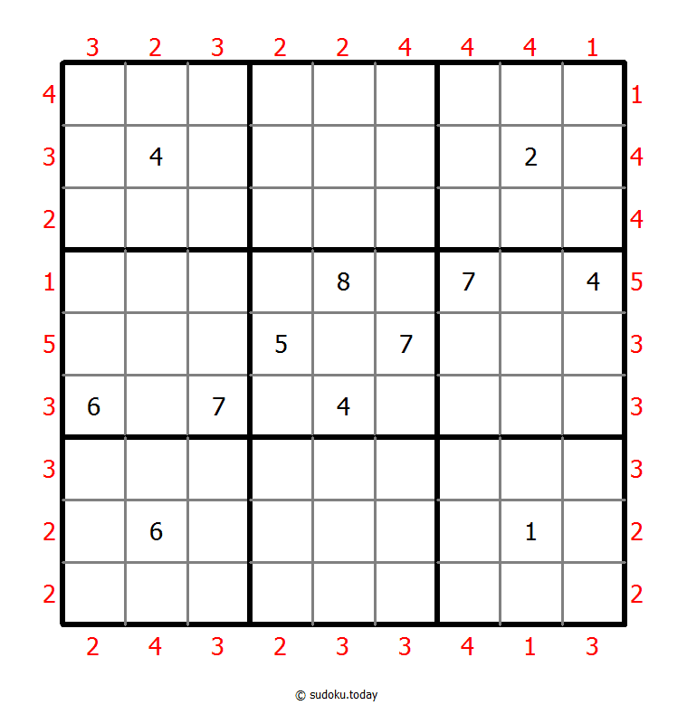 摩天大楼数独 #47297
