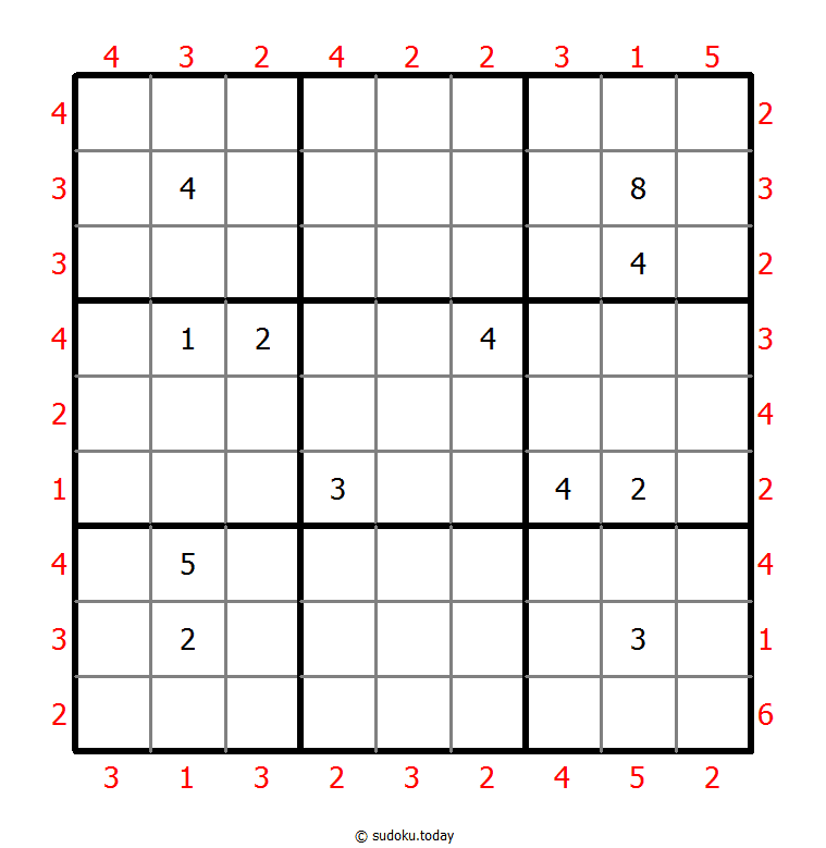 摩天大楼数独 #47309