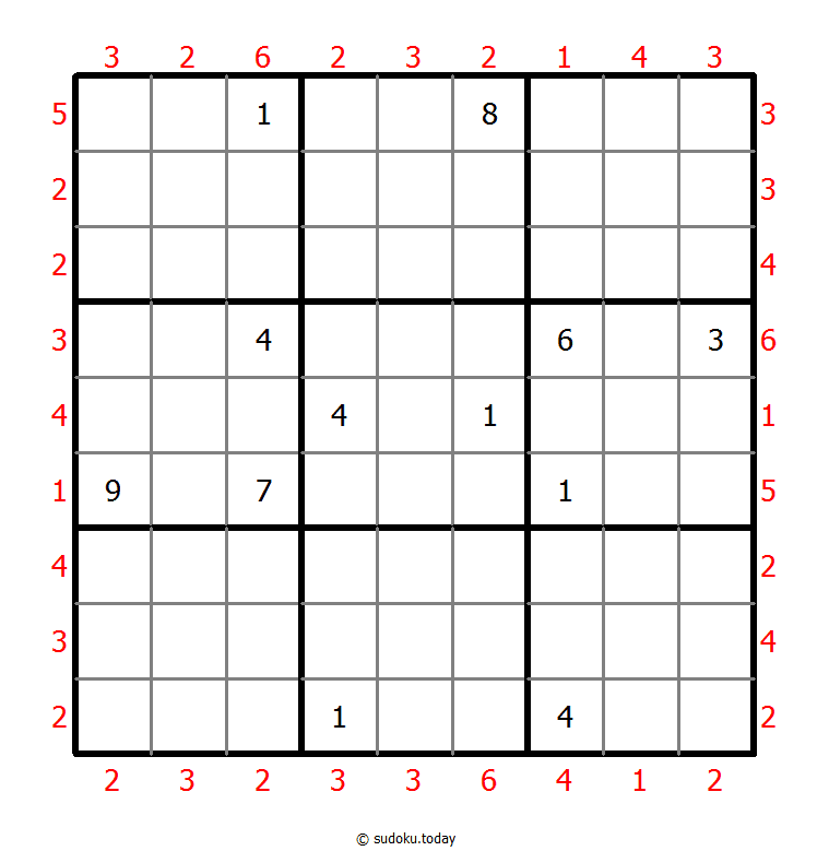 摩天大楼数独 #47331
