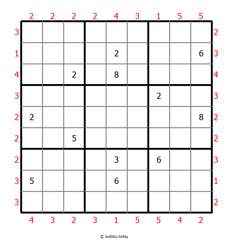 摩天大楼数独 #47369