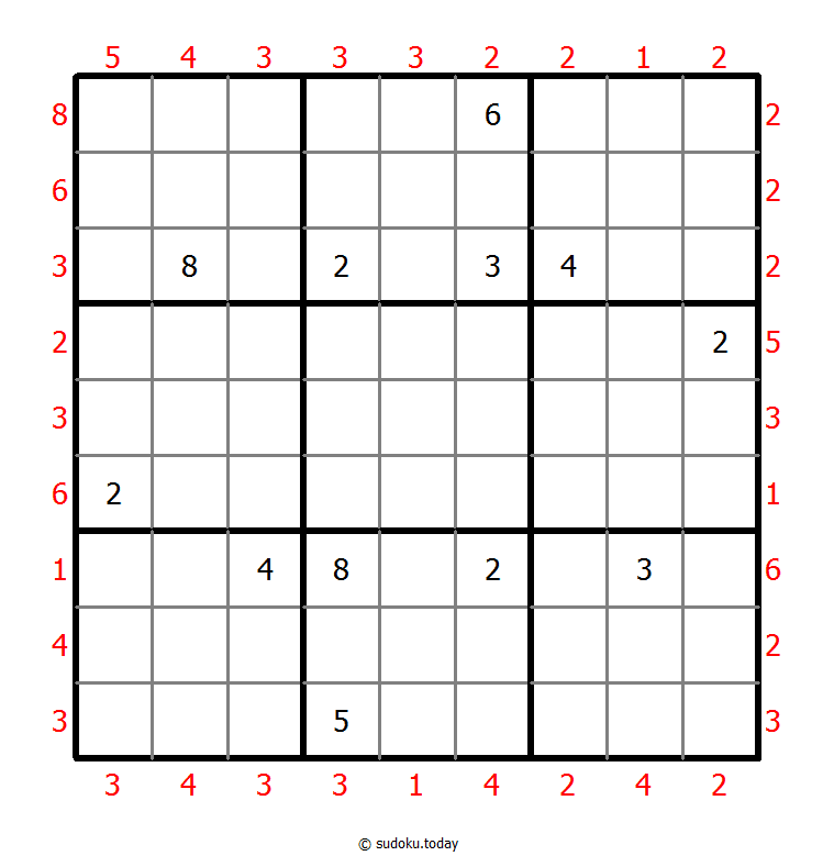 摩天大楼数独 #47395