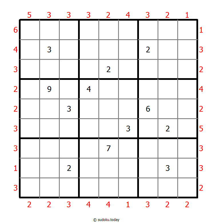 摩天大楼数独 #47758