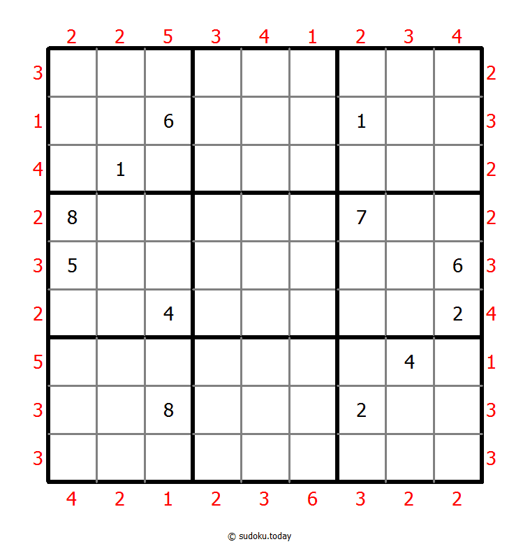 摩天大楼数独 #47772