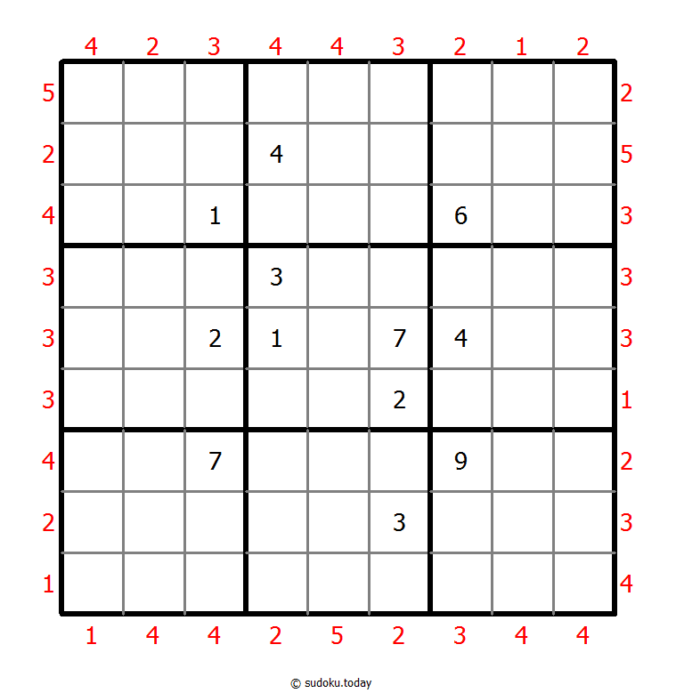 摩天大楼数独 #47903