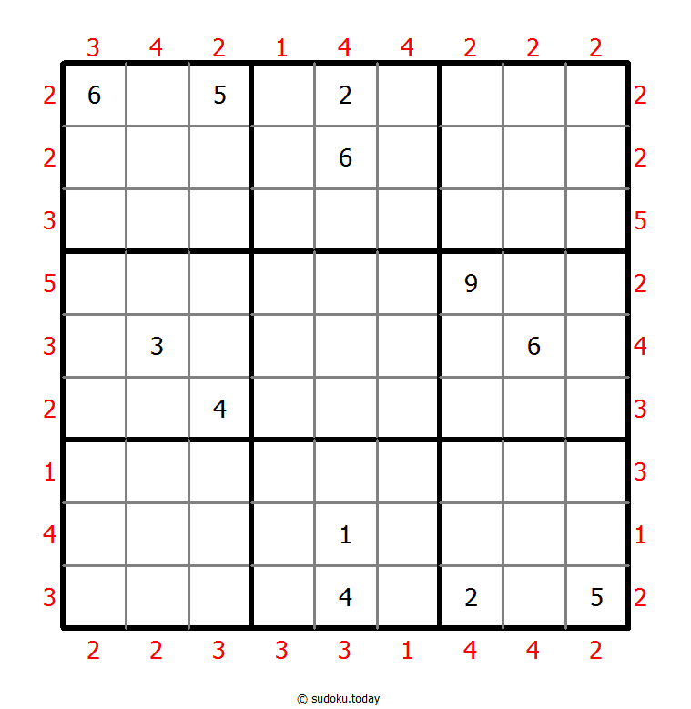 摩天大楼数独 #47918
