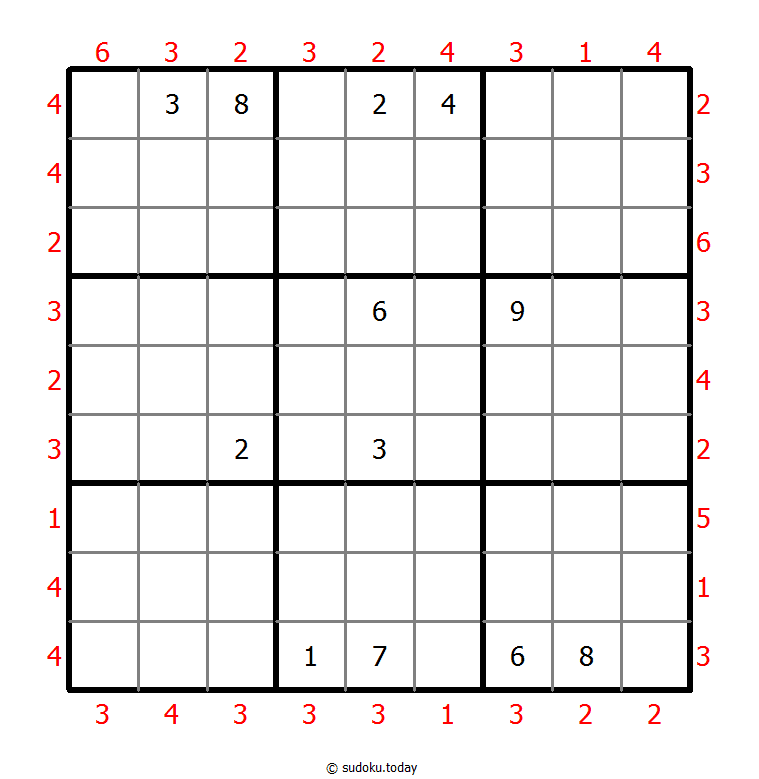 摩天大楼数独 #47983