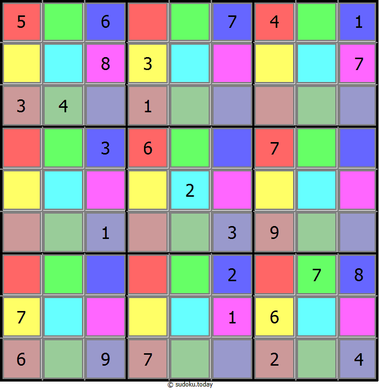 Color Sudoku 2025年12月16日