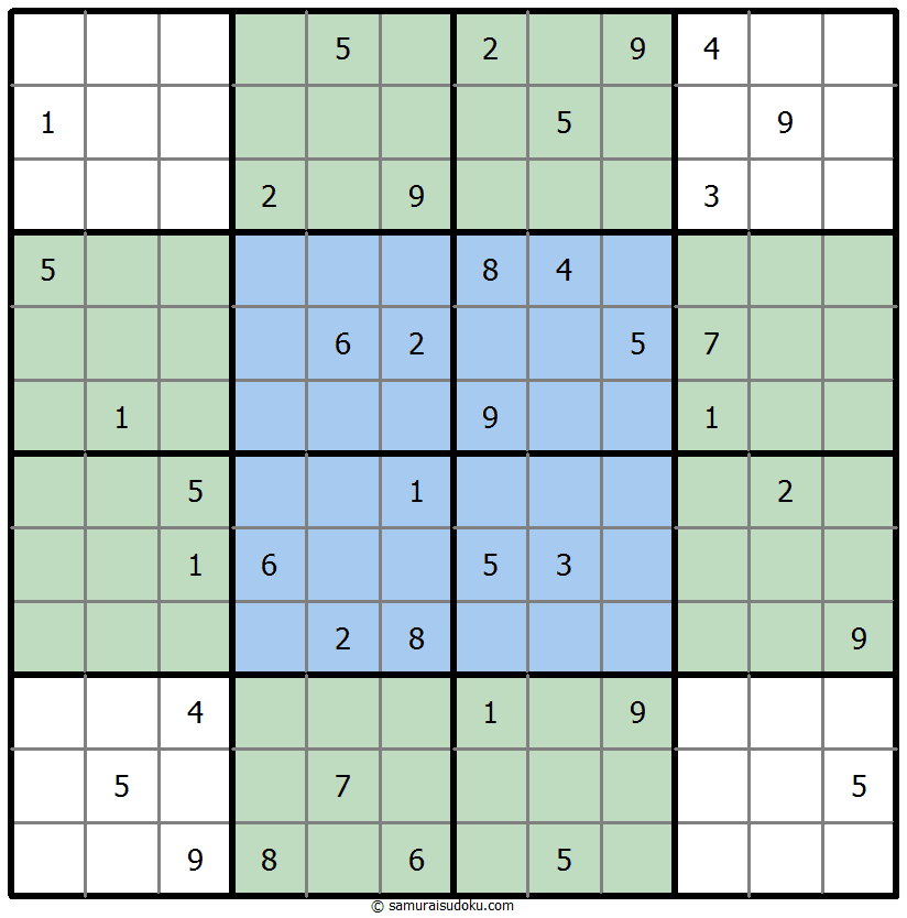 蝴蝶数独 #35799