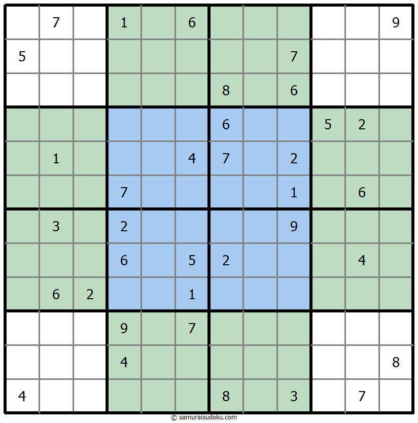 蝴蝶数独 #35808