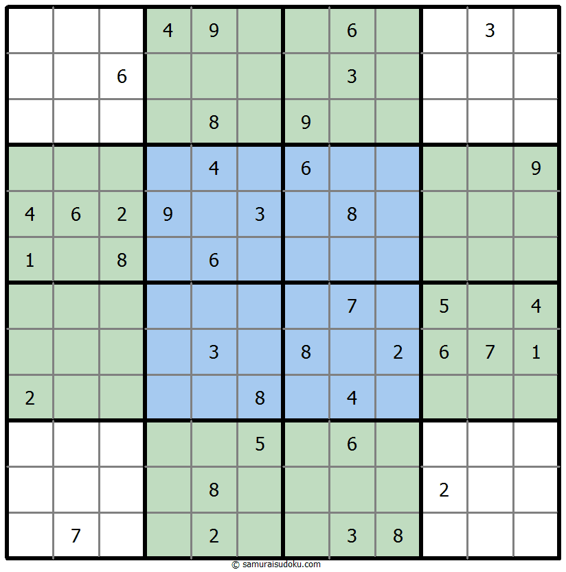 蝴蝶数独 #35842