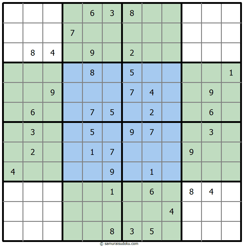 蝴蝶数独 #35901