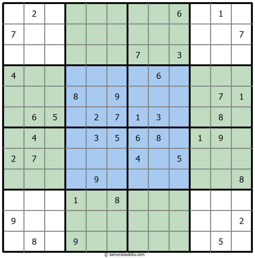 蝴蝶数独 #35915