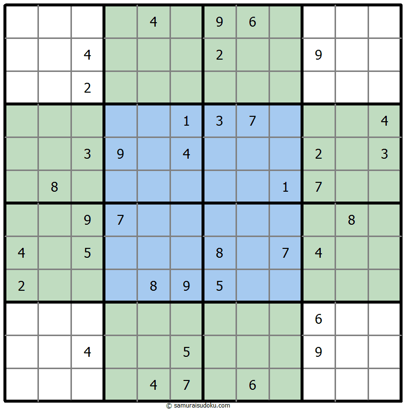 蝴蝶数独 #35930