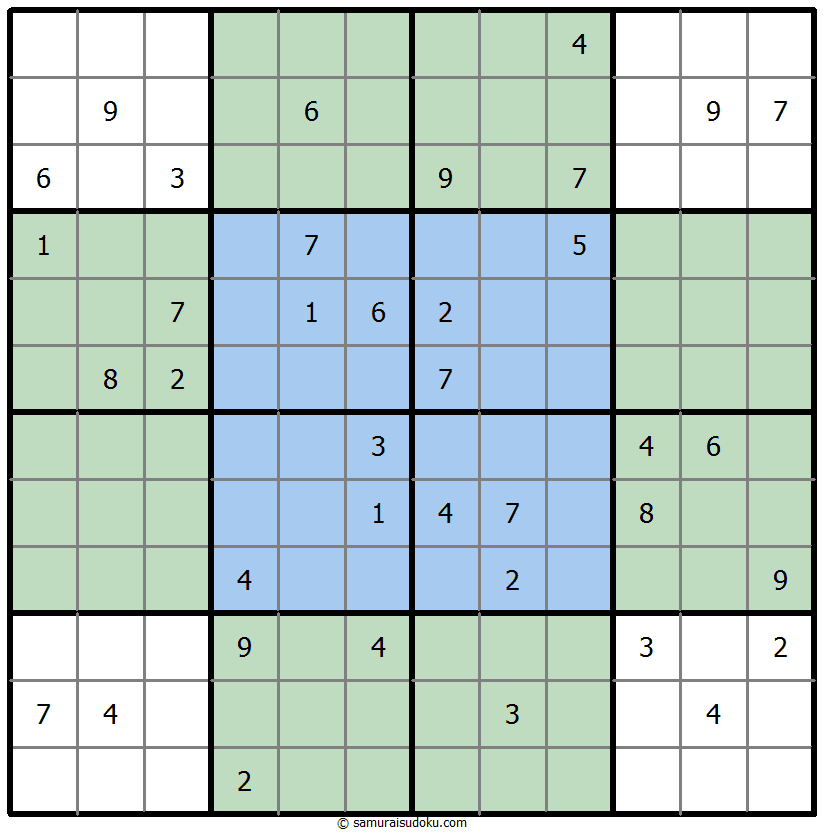 蝴蝶数独 #36128