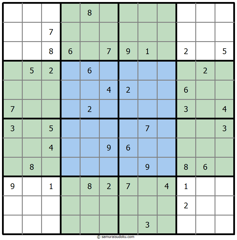 蝴蝶数独 #36214