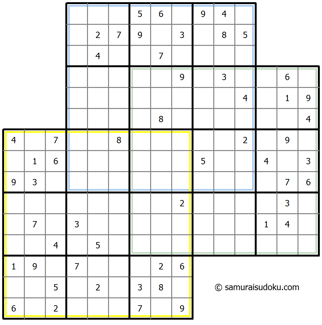 三叠数独 #34535