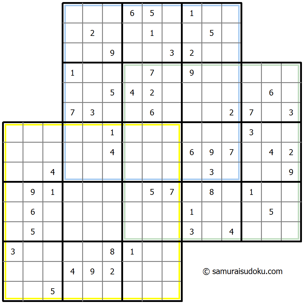 三叠数独 #34687