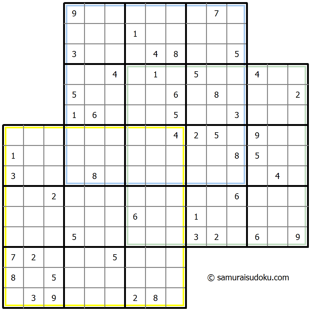 三叠数独 #34970