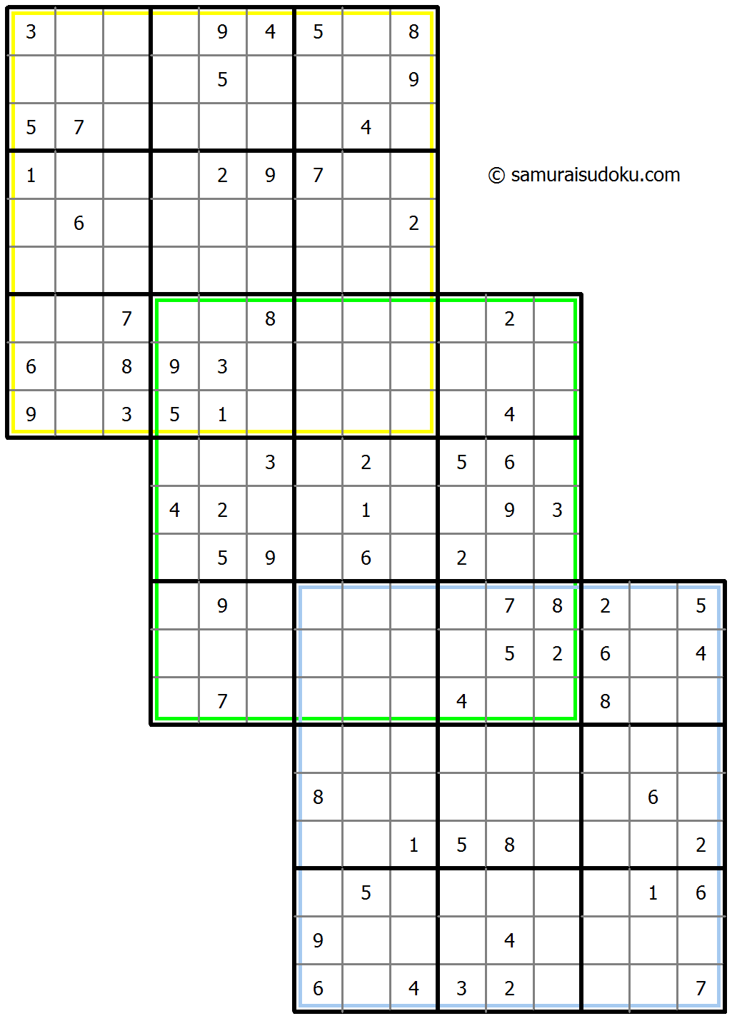 三叠数独 #33572