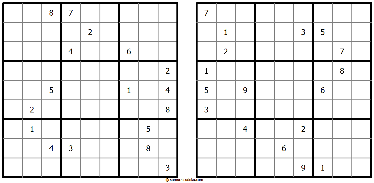 Twin Corresponding Sudoku 2025年11月21日