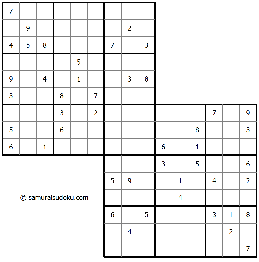 双重叠数独 #31269