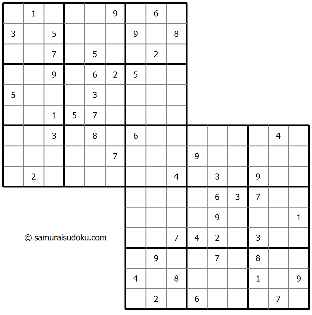 双重叠数独 #31467
