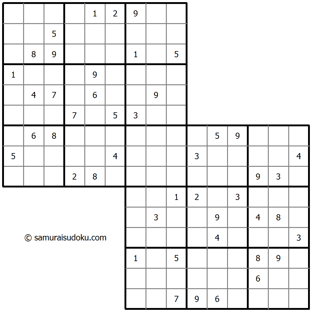 双重叠数独 #31490