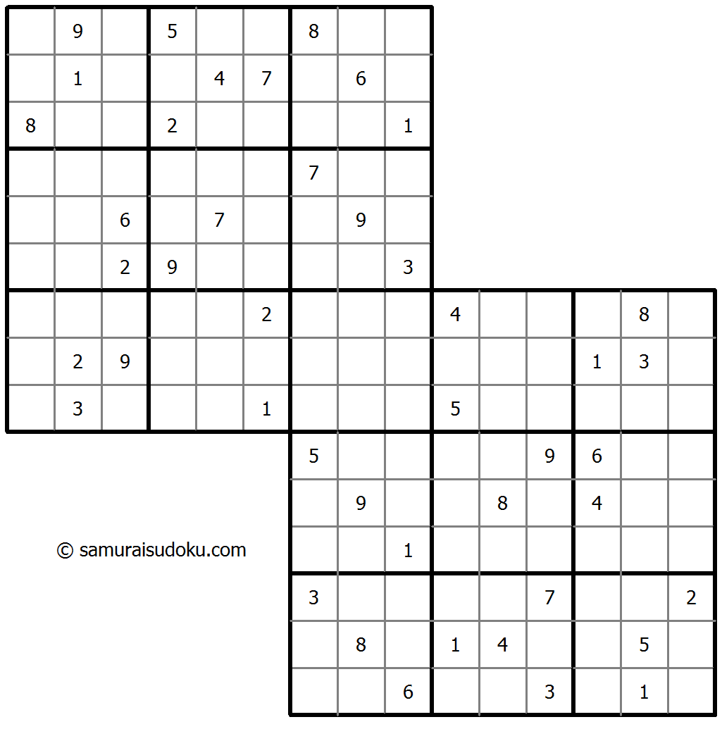 双重叠数独 #31541